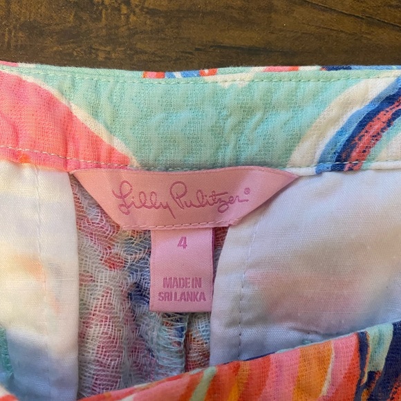Lily Pulitzer Adie Shorts Minty fresh on the rocks shorts - Picture 6 of 9